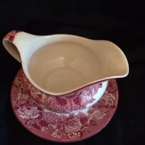 Gravy Boat-Red-Enoch Woods