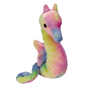 Neon the Ty-Dye Seahorse