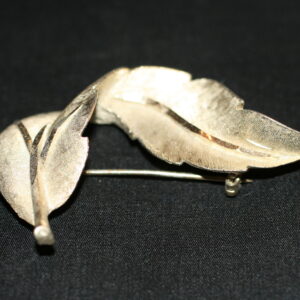 Leaf Pin - Silver Finish